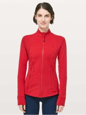 Lululemon Define Jacket in Dark Red
